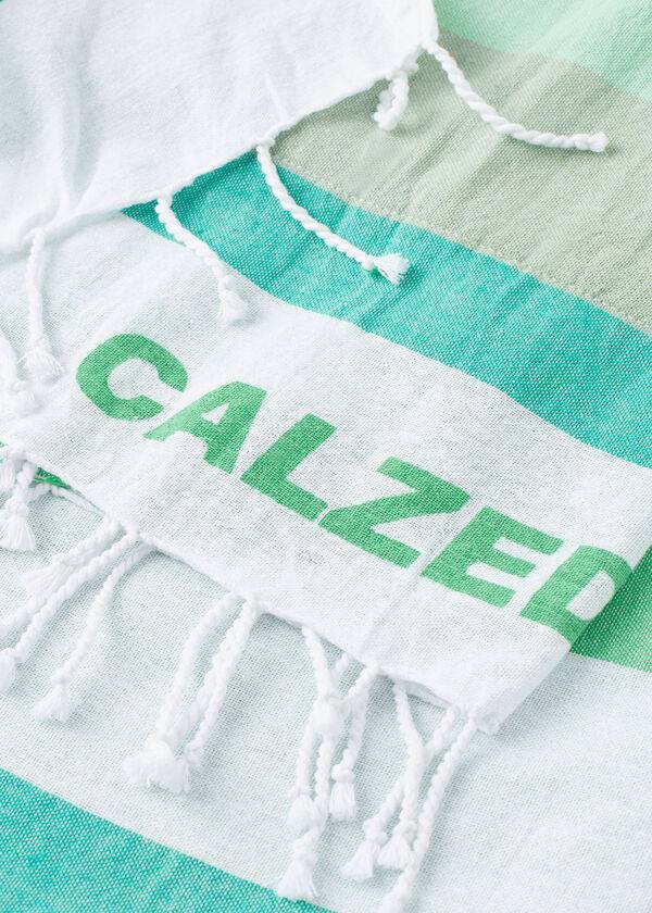 Women's Calzedonia Logo Beach Towel Accessories Green | IE1278UT