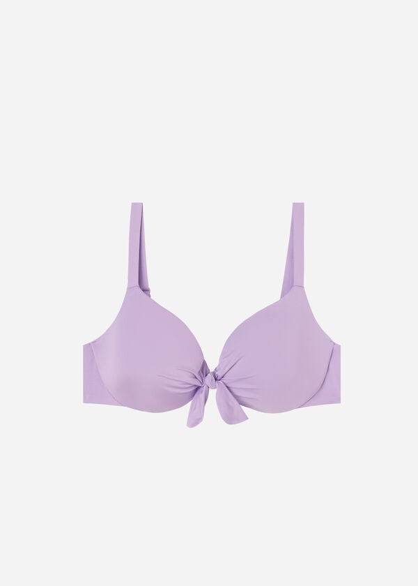 Women's Calzedonia Padded Push Up Indonesia Eco Sexy Bikini Tops Purple | IE1830DN