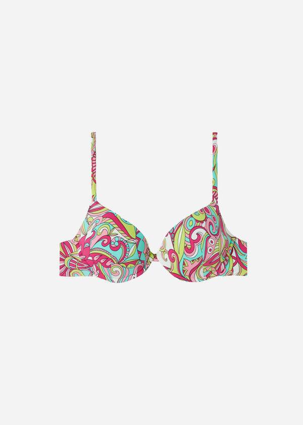 Women's Calzedonia Padded Push-Up Londra Bikini Tops Multicolor | IE1861KI