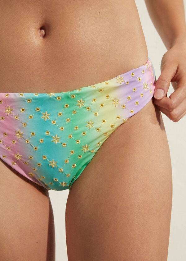 Women's Calzedonia Panama Bikini Bottoms Multicolor | IE1509RW