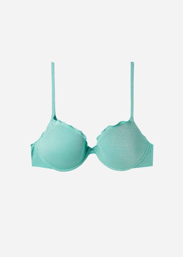 Women's Calzedonia Push Up Formentera Bikini Tops Green | IE1940LH