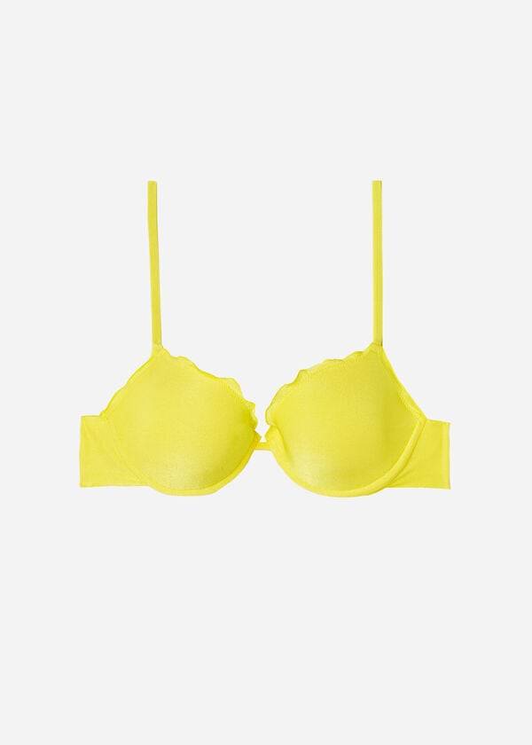 Women's Calzedonia Push Up Formentera Bikini Tops Yellow | IE1942XF