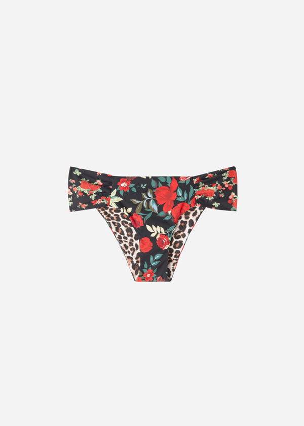 Women's Calzedonia Reversible Ruched Nizza Bikini Bottoms Pink | IE1513IS