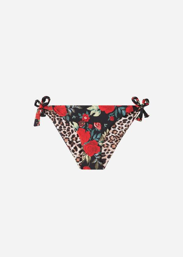 Women's Calzedonia Reversible String Nizza Bikini Bottoms Pink | IE1514OR