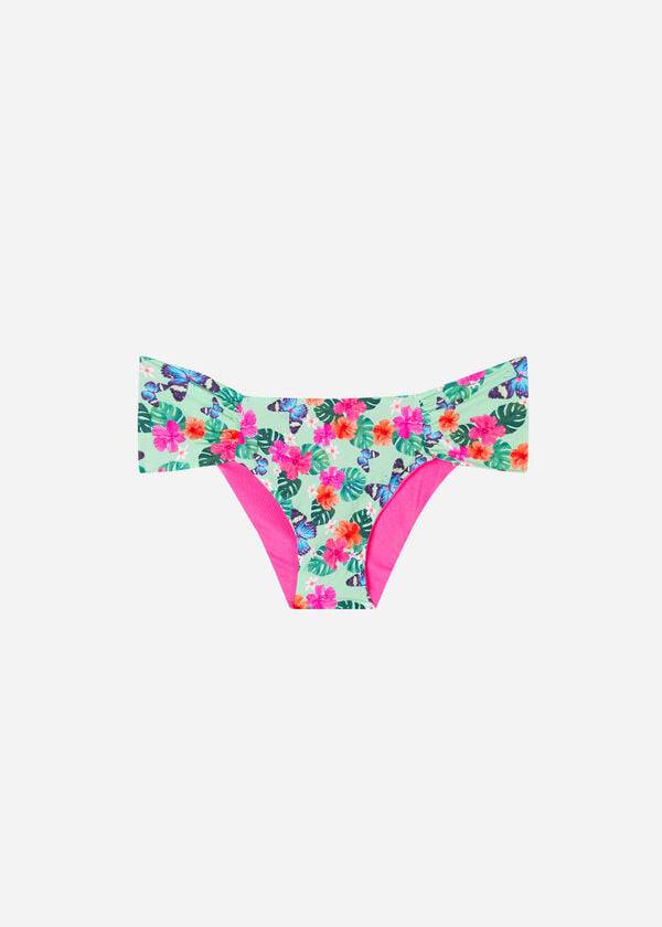 Women's Calzedonia Ruffled Malibu Bikini Bottoms Multicolor | IE1531MA