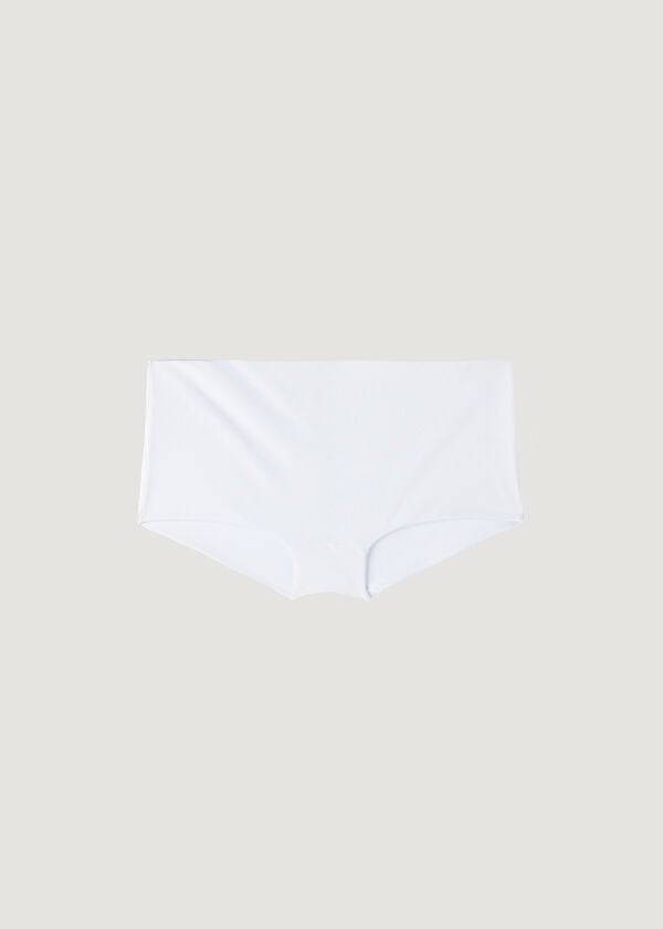 Women's Calzedonia Shorts Indonesia Eco Bikini Bottoms White | IE1555BC