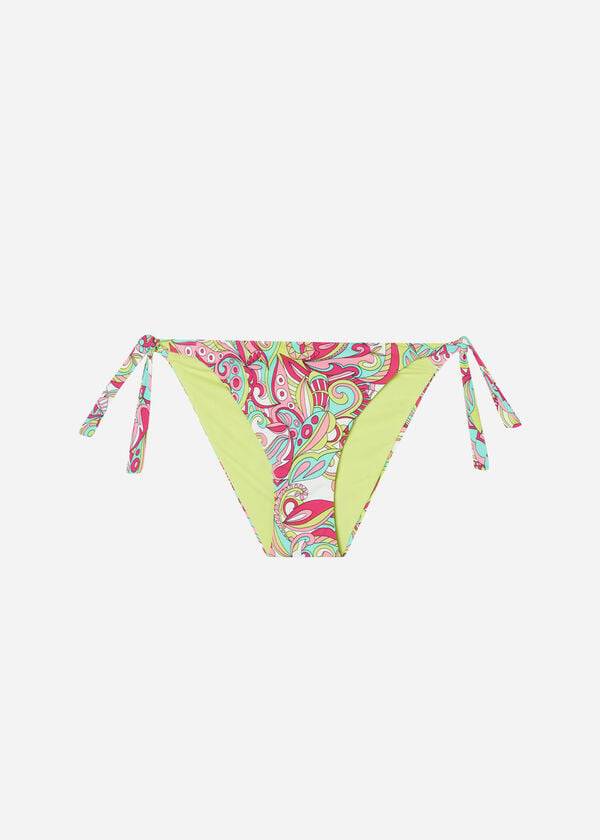 Women's Calzedonia Side Tie Londra Bikini Bottoms Multicolor | IE1564UT