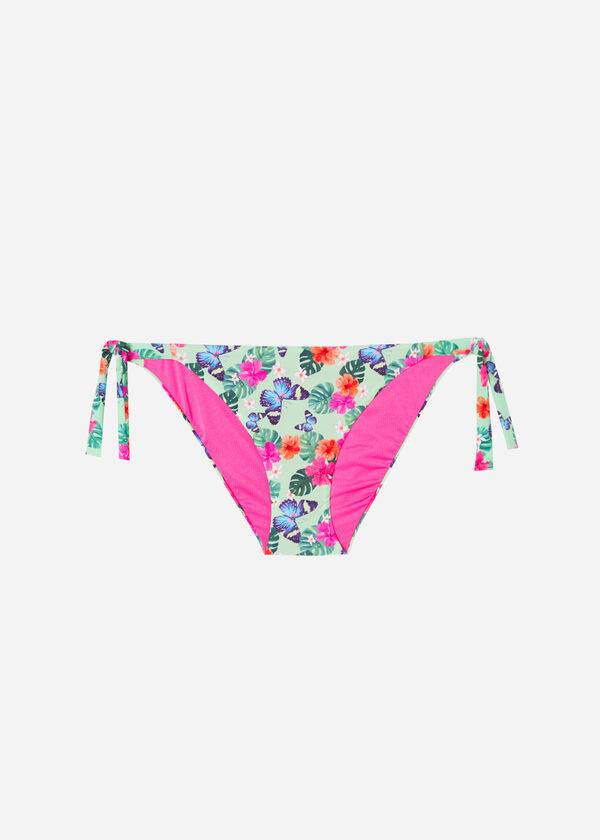 Women's Calzedonia Side-Tie Malibu Bikini Bottoms Multicolor | IE1570DN