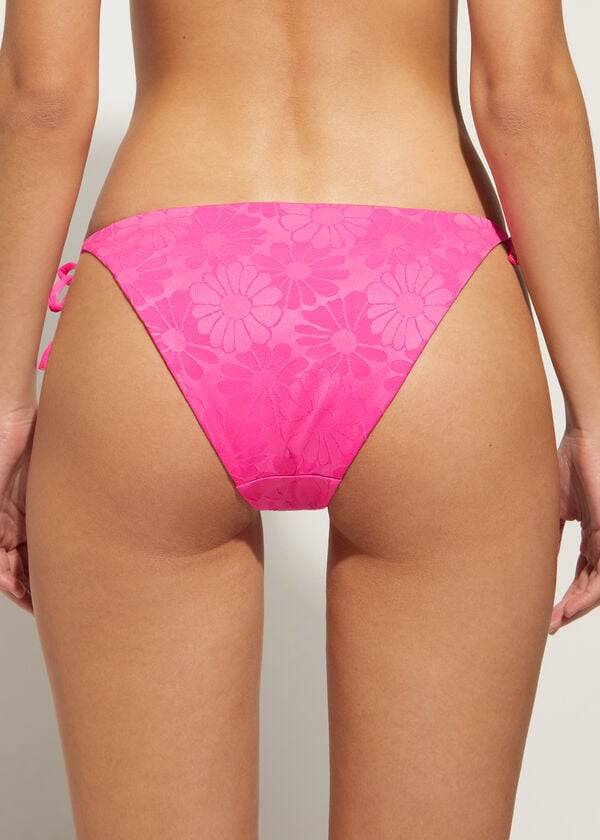 Women's Calzedonia String Antibes Bikini Bottoms Pink | IE1578XF