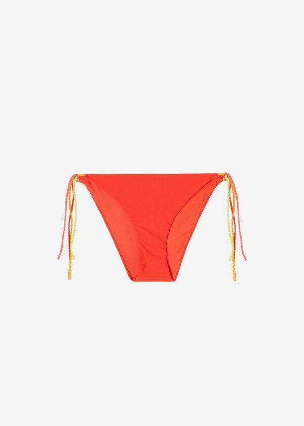 Women's Calzedonia String Berlino Bikini Bottoms Red | IE1580VD