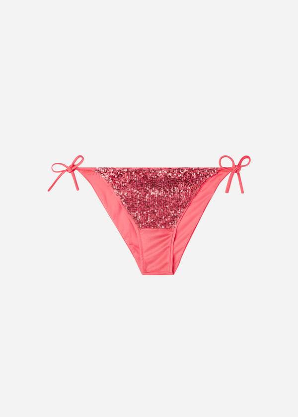 Women's Calzedonia String Cannes Bikini Bottoms Pink | IE1587RW