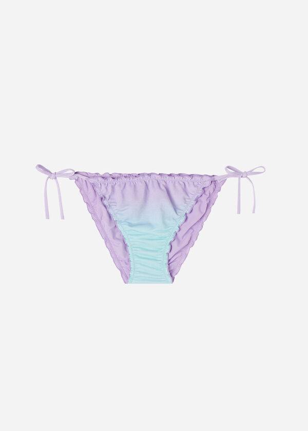 Women's Calzedonia String Madrid Bikini Bottoms Purple | IE1602LH