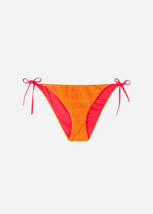 Women's Calzedonia String Mykonos Bikini Bottoms Orange | IE1609MA