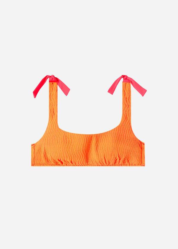 Women's Calzedonia Tank Mykonos Bikini Tops Orange | IE1986DN