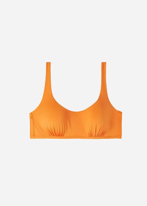 Women's Calzedonia Tank Style Indonesia Eco Bikini Tops Orange | IE1990JJ