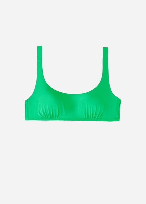 Women's Calzedonia Tank Style Indonesia Eco rosa Bikini Tops Green | IE1995CE