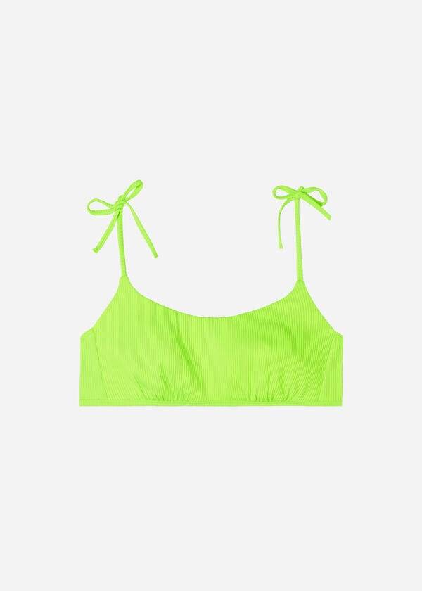 Women's Calzedonia Tank Style New York Bikini Tops Green | IE1998NB