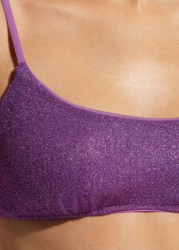 Women's Calzedonia Tank-style Las Vegas Bikini Tops Purple | IE2011SO