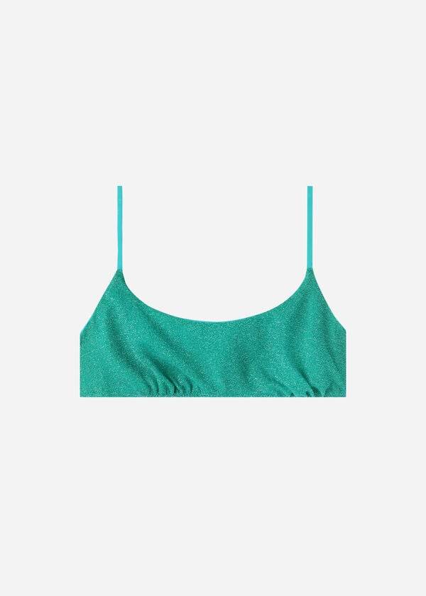 Women's Calzedonia Tank-style Las Vegas Bikini Tops Blue | IE2012DN