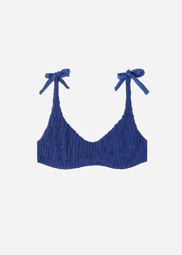 Women's Calzedonia Tank-style Marrakech Bikini Tops Navy | IE2013FM