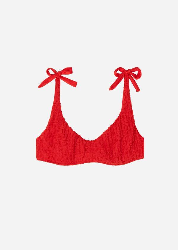 Women's Calzedonia Tank-style Marrakech Bikini Tops Red | IE2014GL