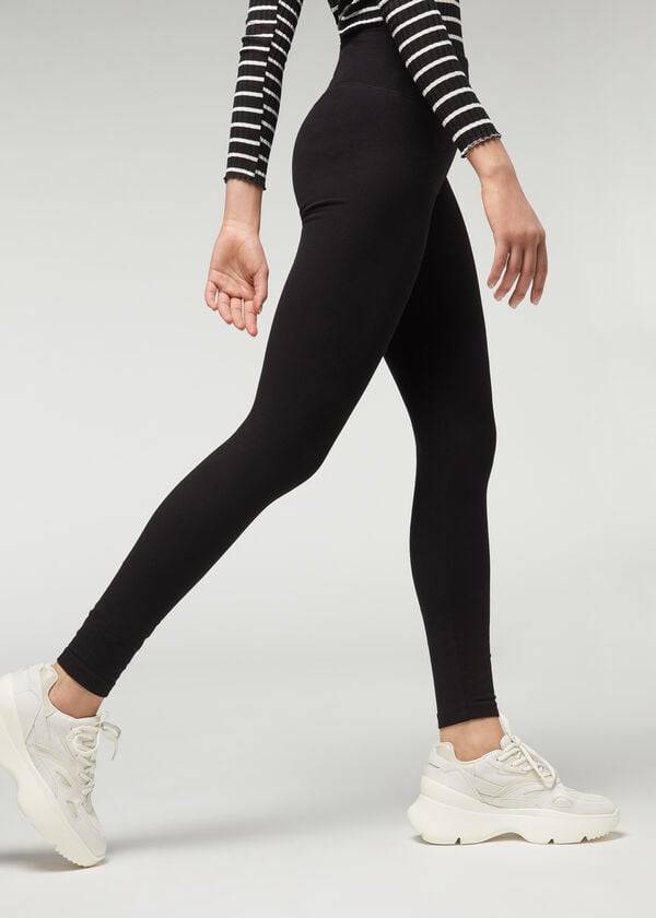 Women's Calzedonia Thermal Leggings Black | IE2697DN