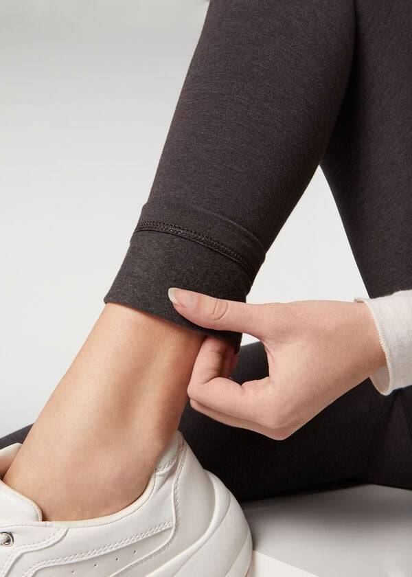 Women's Calzedonia Thermal Leggings Grey | IE2696FM