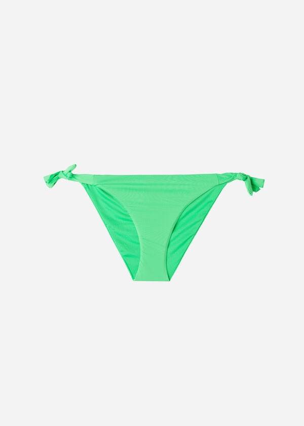 Women's Calzedonia Tied Indonesia Eco Bikini Bottoms Mint | IE1647SO