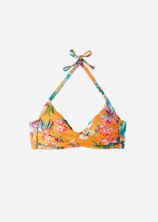 Women's Calzedonia Triangle Rio Eco Bikini Tops Orange | IE2019ZG