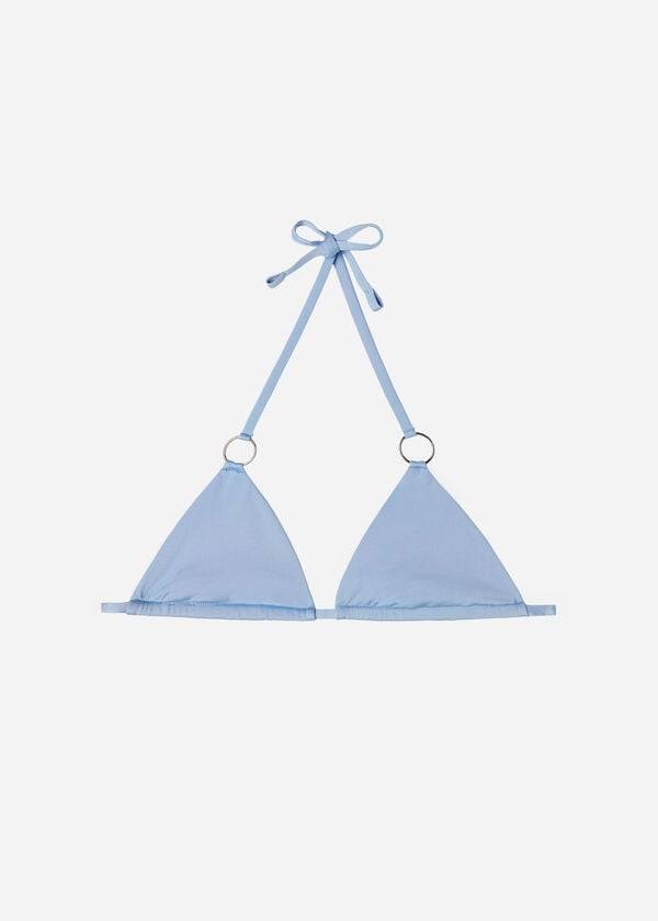 Women's Calzedonia Triangle String Abu Dhabi Bikini Tops Blue | IE2023BC