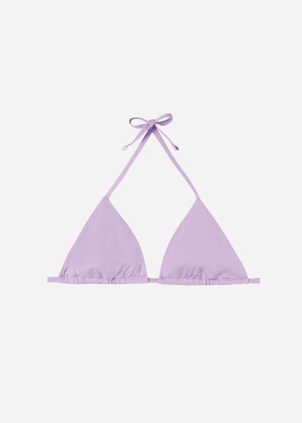 Women's Calzedonia Triangle String Indonesia Eco Bikini Tops Purple | IE2036AP