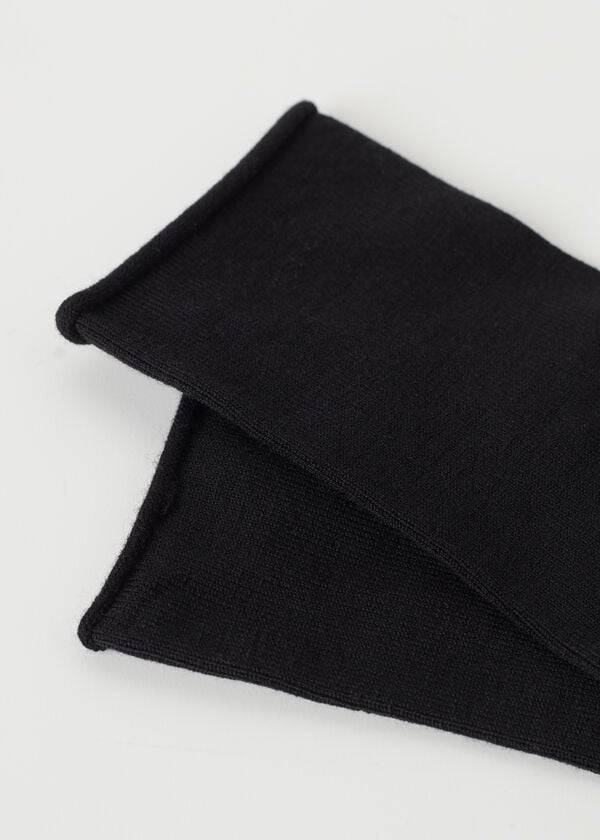 Women's Calzedonia Wool and Cotton Short Socks Black | IE2559QZ