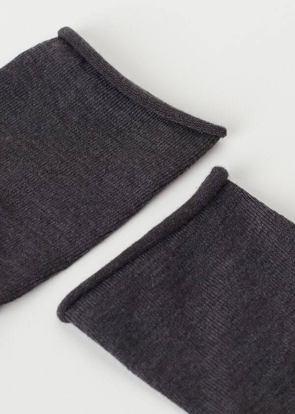 Women's Calzedonia Wool and Cotton Short Socks Grey | IE2560MA